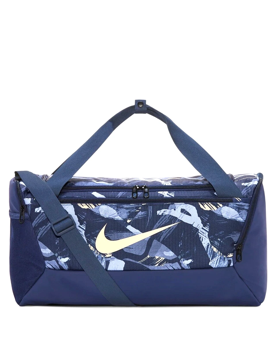 Nike Brasilia 9.5 Small Duffel Bag Unisex Sports Gym Pack Blue - DR6120-410