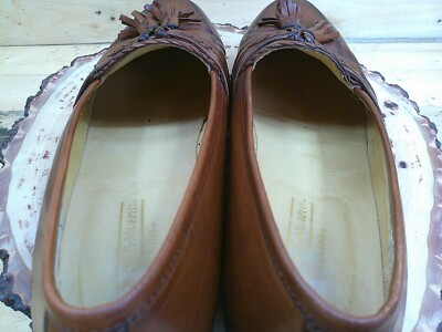 Johnston & Murphy Cellini Mens 9 Brown Leather Kiltie Tassel  display picture 3
