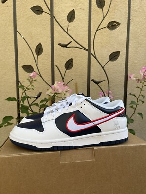 Nike Dunk Low PRM Houston Comets Four Peat Size 10.5W/ 9 Men DZ2780-100 Obsidian