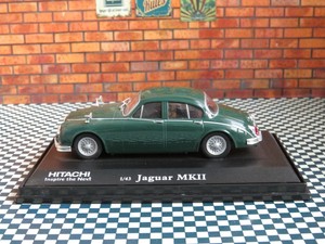 Jaguar-MKII-Scale-1:43-Metal-Diecast-Classic-Car-Green-...