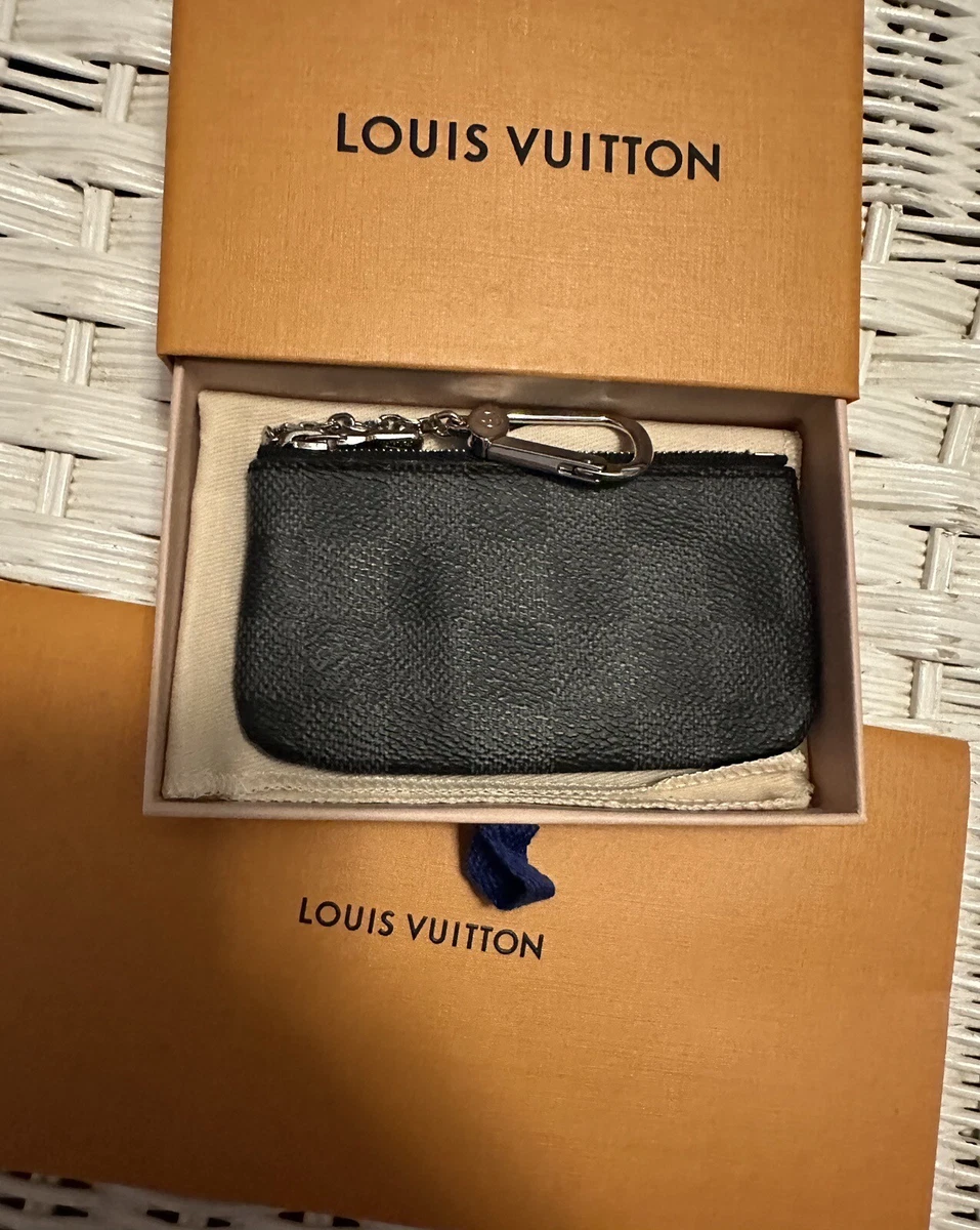 Louis Vuitton Key Pouch Graphite Damier Graphite