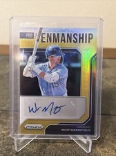 2022 panini prizm baseball Whit Merrifield Gold auto /10