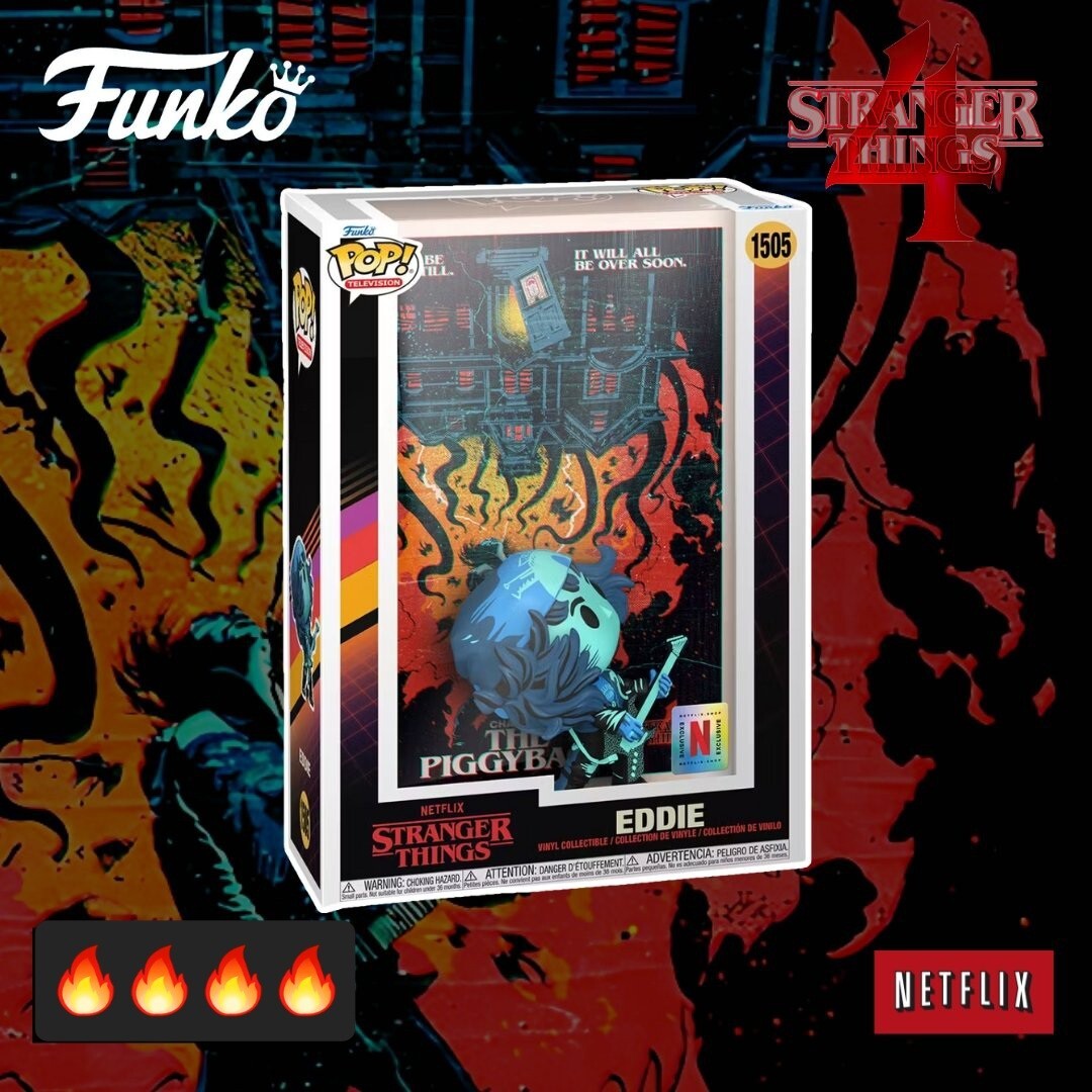 SF・ファンタジー・ホラー Stranger Things Eddie comic cover Funko Pop! Comic Covers Eddie Chapter 9: The Piggyback | From the Vault