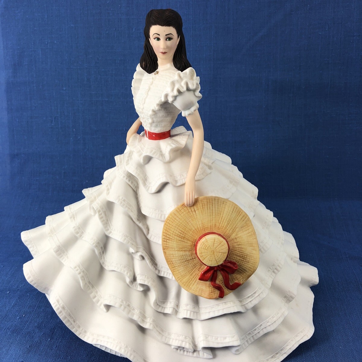 Scarlett O'Hara Franklin Mint Vivien Leigh Porcelain Figurine 10