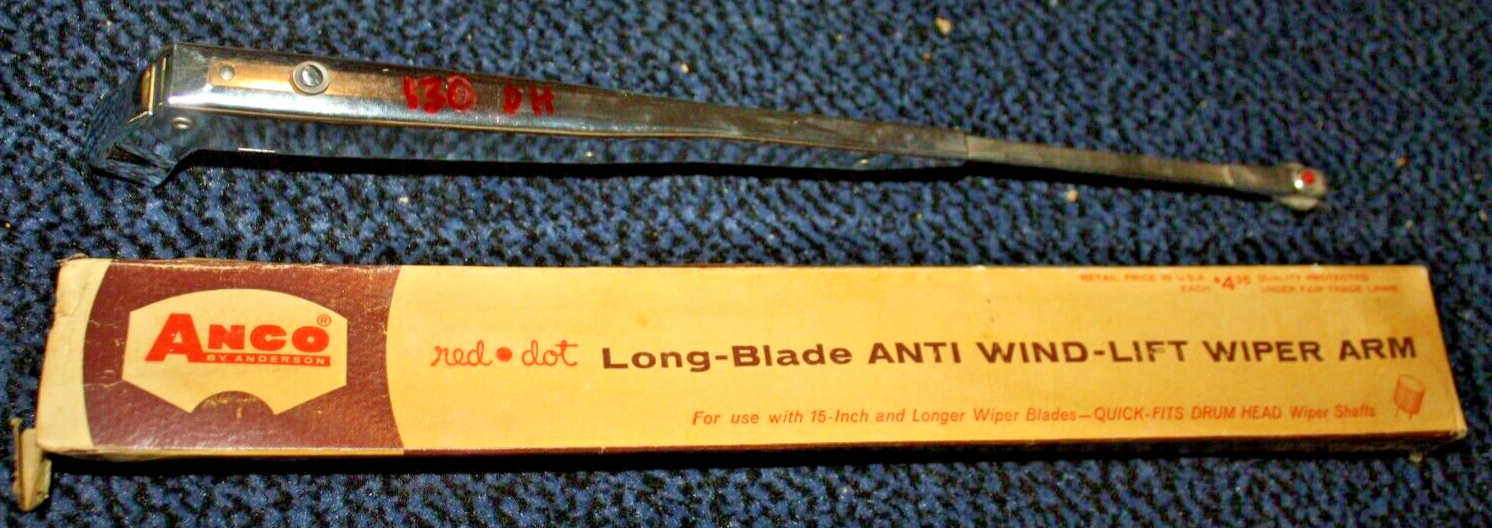 Windshield Wiper Arm & Blade Set For 1954-1956 Buick - Matched Stainless Steel Pair