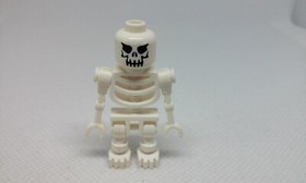 Lego Ninjago Skulkin Skeleton 1 1/2" Blk eye Skeleton Bone Authentic Minifigure