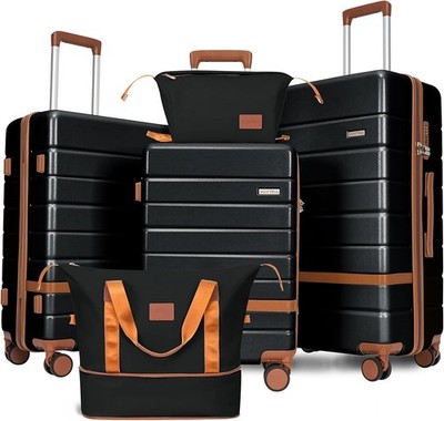 3 Piece Hardshell Luggage Set Lightweight PC ABS 20 24 28 Inch