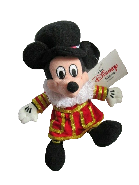 DISNEY STORE - BEEFEATER MICKEY MOUSE - MINT CONDITION -  RETIRED WITH TAGS