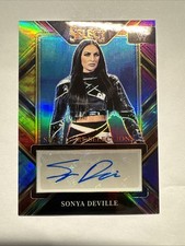 2023 WWE Panini Select Sonya Deville Signature Selections Tie Dye Auto 4/25