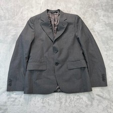 Brooks Brothers Suit Jacket Boys Size 12 Regular Gray Wool Three Button