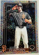 Matt Chapman 2025 Topps Series 1 Celebration Confetti Foil Card #221 Giants
