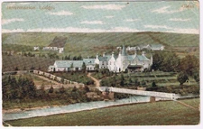 Postcard Invermarkie Lodge Glass Huntly Aberdeenshire Scotland UK