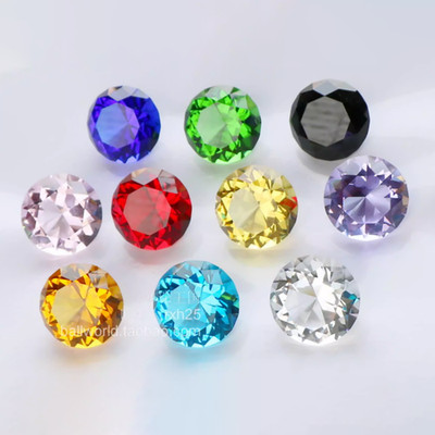 Dekosteine Glas Diamanten 20/30/40/50/60mm Tischdeko Hochzeit Deko Streuteile