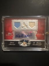 2007 Topps Sterling Stan Musial #3CSA-74 07/10 Patch Auto