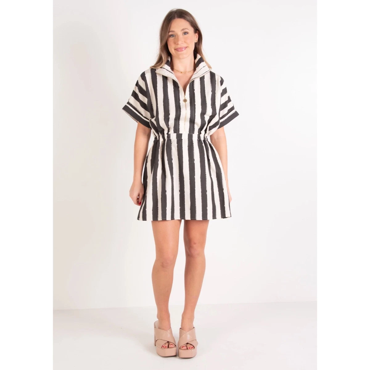 chinese dress ladies Sabine Linen Mini Dress main image 1