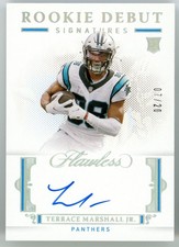 2022 Flawless Rookie Debut Signatures Terrace Marshall JR 7/20 #RDS-TMA