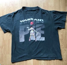 NEW SALE !!! Vintage 1990 Warrant Cherry Pie Concert World Tour Shirt Tee 1990s