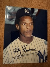 Rickey Henderson Oakland A s Signed/Auto VINT...