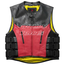 Men's Leather Biker Vest Don't Tread On Me Thick Swat Style Tactical Motorcycle