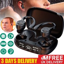 Wireless Bluetooth Earphones Earbuds In-Ear Sports Ear-Hook Running HiFi Earbuds