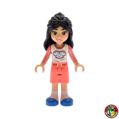 LEGO  Minifiguren frnd0809 - Friends Liann - Korallen Schlafanzug
