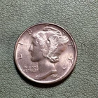 1944 Mercury Dime, Choice BU++ Brilliant Uncirculated .900 Silver 10c .07234 ASW