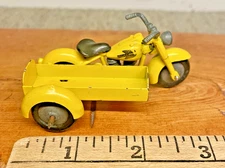 TEKNO DENMARK #764 HARLEY DAVIDSON MOTOR CYCLE WITH SIDECAR RARE