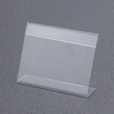 12 Pcs Price Display Signs Retail Plastic Tag Label Holders for Shelves Rack