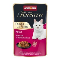 Animonda Cat Vom Feinsten Adult Kalb & HüHnchenfilet 85G (Menge: 18 Je Bestellei