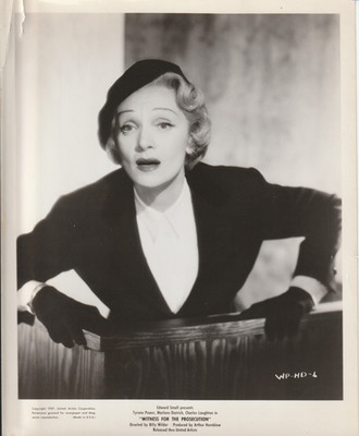 Original 1957 MARLENE DIETRICH Witness for the Prosecution Press Photo # 6