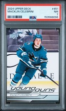 2024 UPPER DECK #451 MACKLIN CELEBRINI ROOKIE RC PSA 7