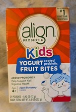 Align Probiotic Kids Yogurt Coated Fruit Bite...