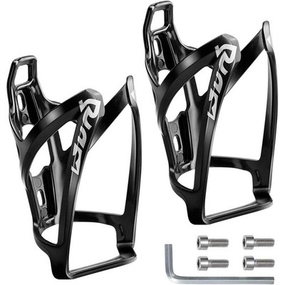 Rarapop Fahrrad Trinkflaschenhalter ultraleicht Fahrradhalter schwarz 