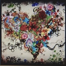 Sale Heart with Flowers Diamond Painting Craft Kit-Size 7.8x11.8  