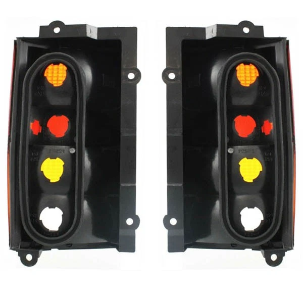 Para 84-96 Cherokee Luz Trasera Luz Freno Trasera Lámpara Sin Bombilla JUEGO PAR Foto 3 de 4