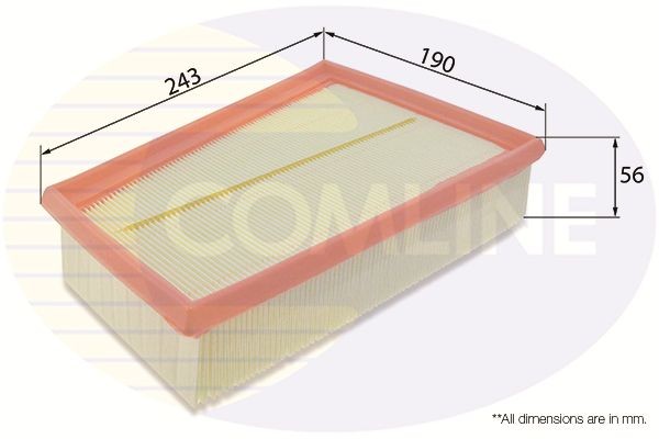Air Filter Fits Mercedes-Benz Citan Nissan NV250 Renault Kangoo COMLINE EAF506