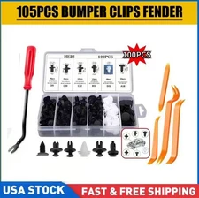 Retainer Clips Body Bumper Rivet Retainer Trim Molding Push Pin Clip 105pcs USA