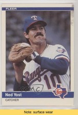 1984 Fleer Update Ned Yost #U-130 READ 0b5