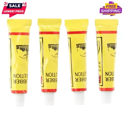 4PCS Rubber Solution Cement Puncture Glue Repair Bike Tyre Bicycle Hole Tire New - Image 1 of 4