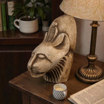 Egyptian Antiquities Rare Antique Pharaonic Head Of Egyptian Goddess Sekhmet BC