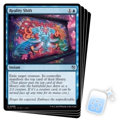 REALITY SHIFT X4 Aetherdrift: Commander Magic MTG MINT CARD