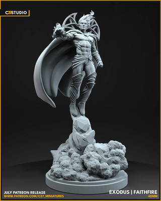 C27 - Brotherhood Exodus Fan Sculpt (40mm Marvel Crisis Protocol Scale)