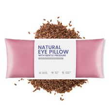 Weighted Eye Pillow for Yoga, Moist Heat 1 Count Pack of 1 , Mask01-pink