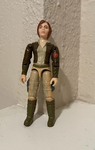 1983 Gi Joe 3.75" Cover Girl V1 Wolverine Driver Figure Complete Hasbro