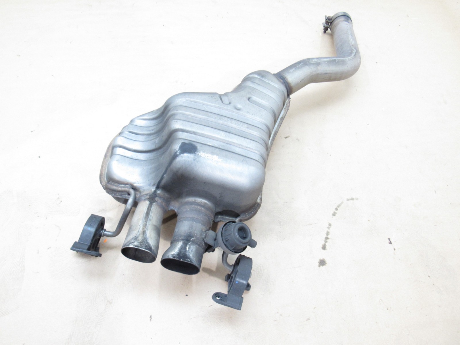 Bentley Continental GT 2012 6.0L Rear Left Driver Exhaust Muffler Pipe 11-18 ;#3