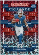 2024 Panini Rookies & Stars Crusade Longevity Keon Coleman Parallel Card #C-KCN