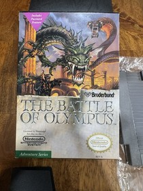 The Battle of Olympus (Nintendo NES) CIB Complete W/ Inserts & Poster - Nice!