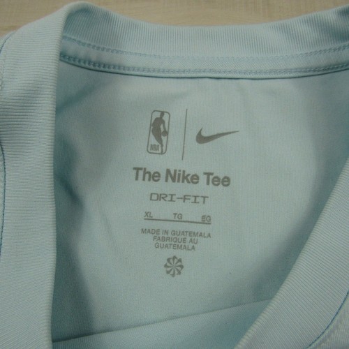San Antonio Spurs Shirt Mens Extra Large Blue Nike Tee NBA Long Sleeve *Read - Photo 7/12