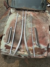 1960 Chrysler Imperial Custom Roof Drip Rail C-pillar Trim 6-piece Set Oem 1960 Chrysler Imperial Custom Roof Drip Rail C-pillar Trim 6-piece Set Oem