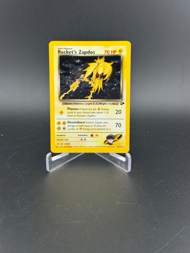 Rocket's Zapdos 15/132 Gym Challenge Holo EN NP MINT!